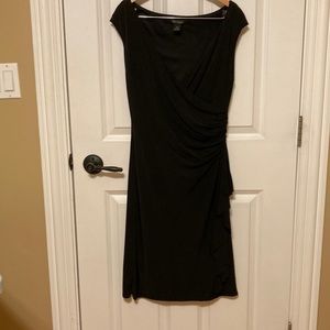 Gorgeous Black Dress with Cap Sleeves
